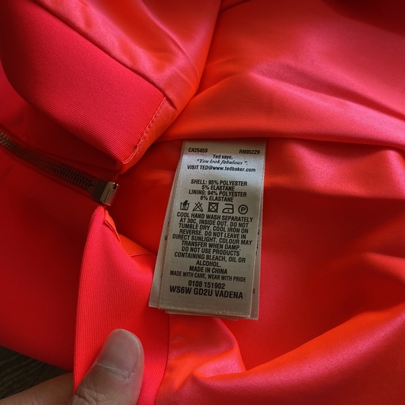 NWT Ted Baker Cross Back Dress - Picture 4 of 8